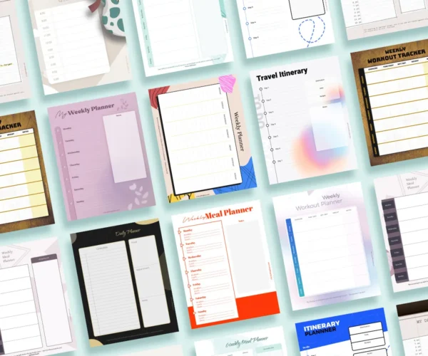 Printable Planners & Habit Trackers